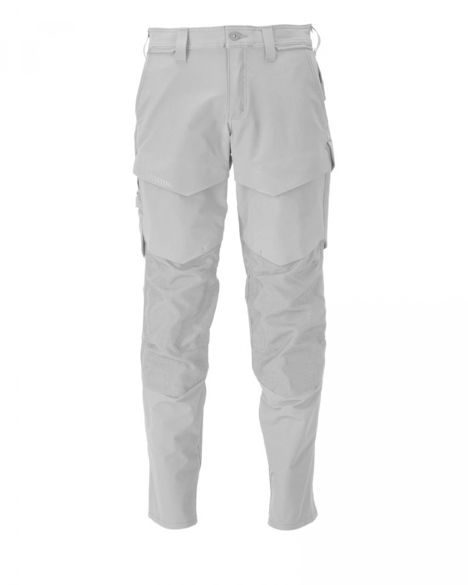 MASCOT- Damen- Hose mit Knietaschen, Diamond, Ultimate Stretch, CUSTOMIZED, 235 g/m², weiss