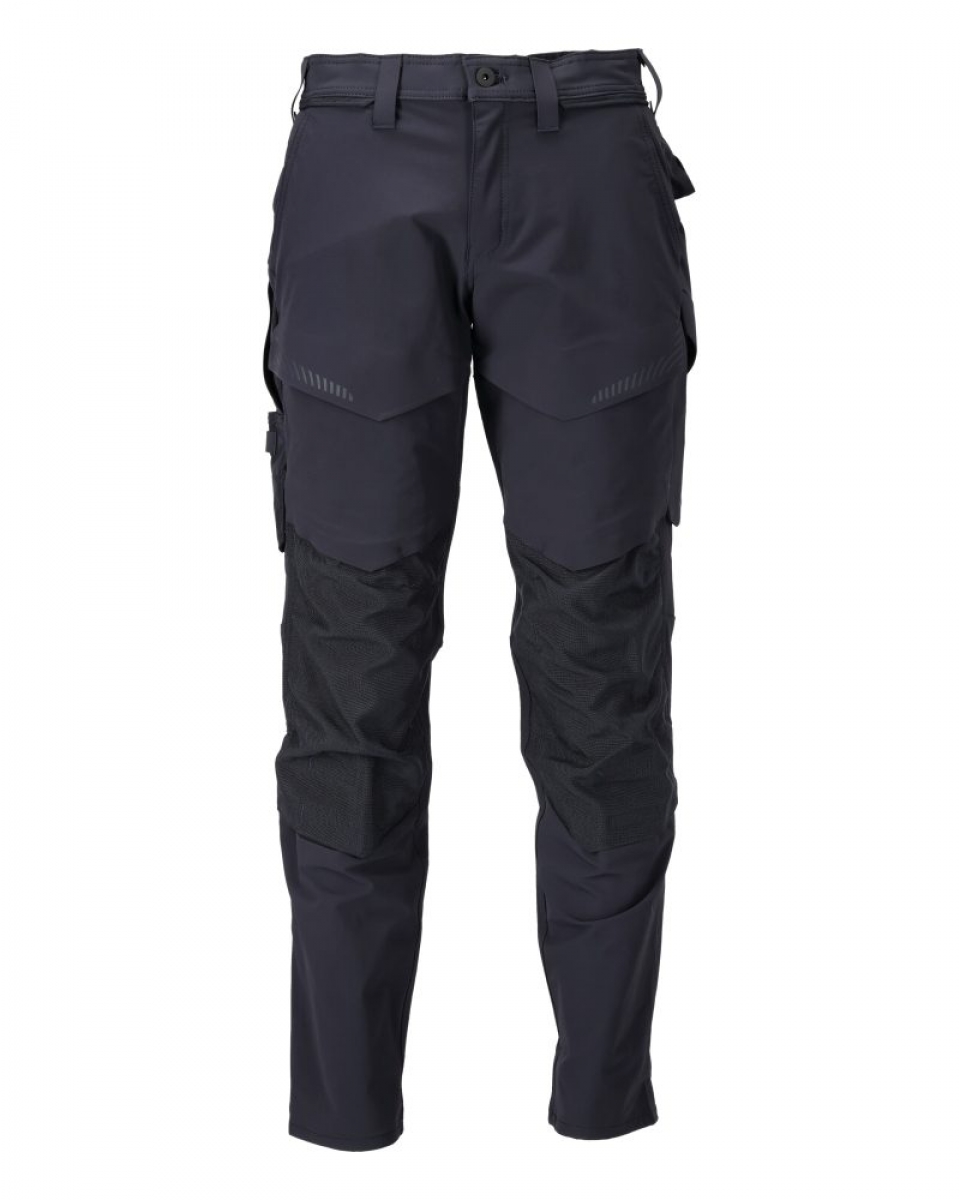MASCOT-Bundhose mit Knietaschen Ultimate Stretch, CUSTOMIZED, 235 g/m, schwarzblau