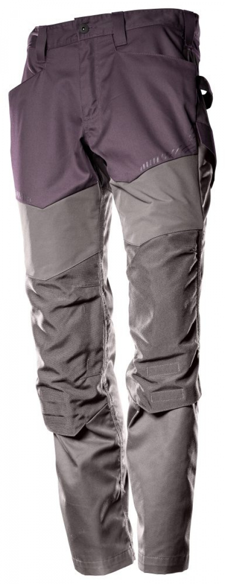 MASCOT- Hose mit Knietaschen, Cordura, CUSTOMIZED, 205 g/m², bordeaux/ anthrazitgrau