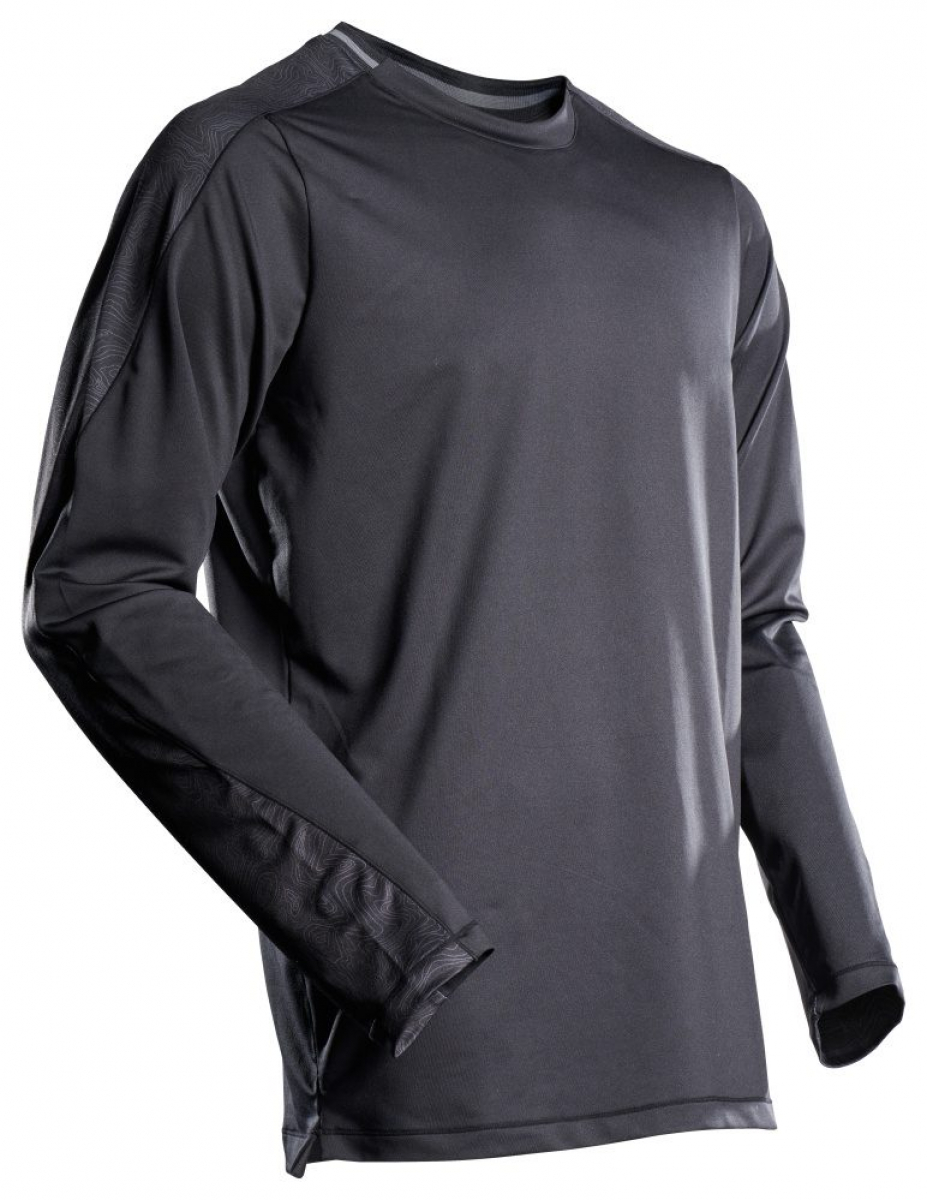 MASCOT- Langarmshirt, CUSTOMIZED, 210 g/m², schwarz