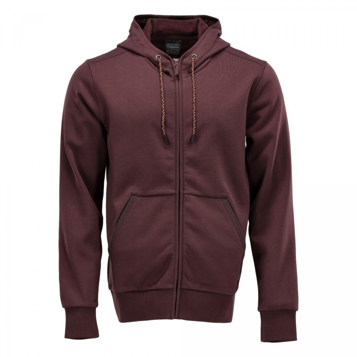 MASCOT- Kapuzensweatshirt mit Reißverschluss, CUSTOMIZED, 450 g/m², bordeaux