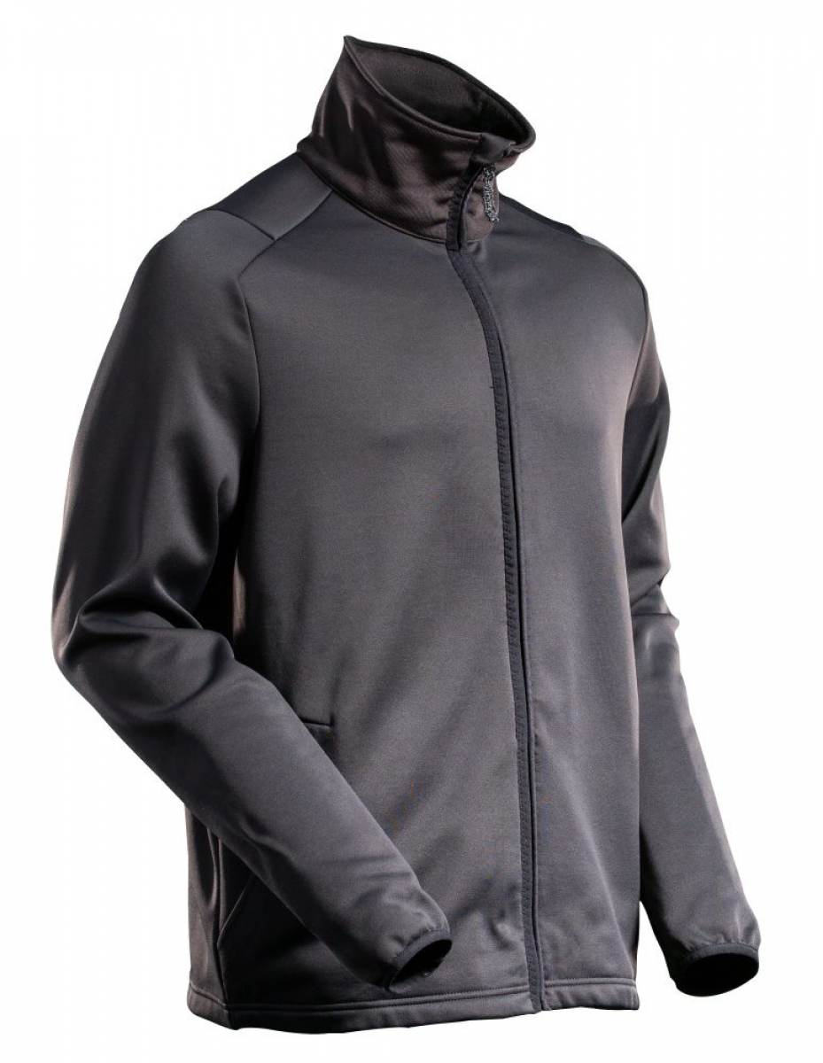MASCOT- Fleecepullover mit Reißverschluss, CUSTOMIZED, 360 g/m², schwarz