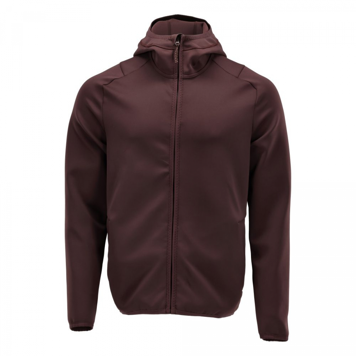 MASCOT-Fleecepullover mit Reißverschluss und Kapuze, CUSTOMIZED, 360 g/m², bordeaux