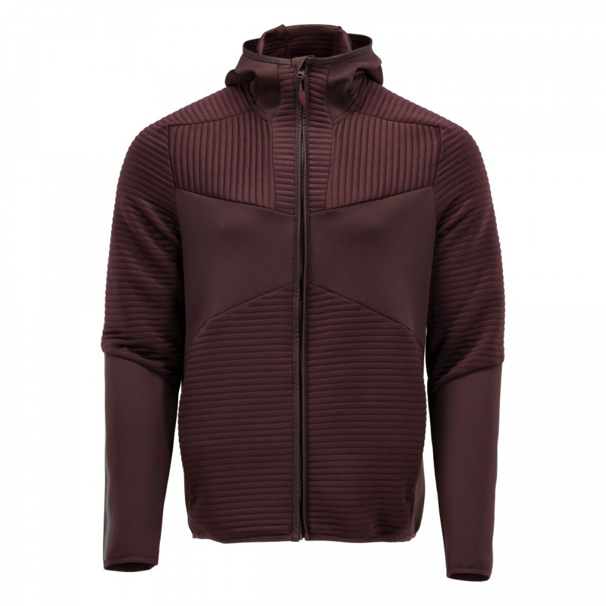 MASCOT-Fleece Kapuzensweatshirt mit Reißverschluss und Kapuze, CUSTOMIZED, 265 g/m², bordeaux