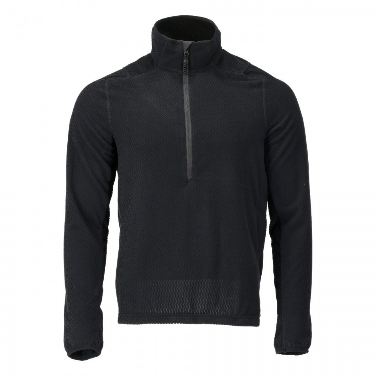 MASCOT- Microfleece Pullover mit kurzem Reißverschluss, CUSTOMIZED, 220 g/m², schwarz