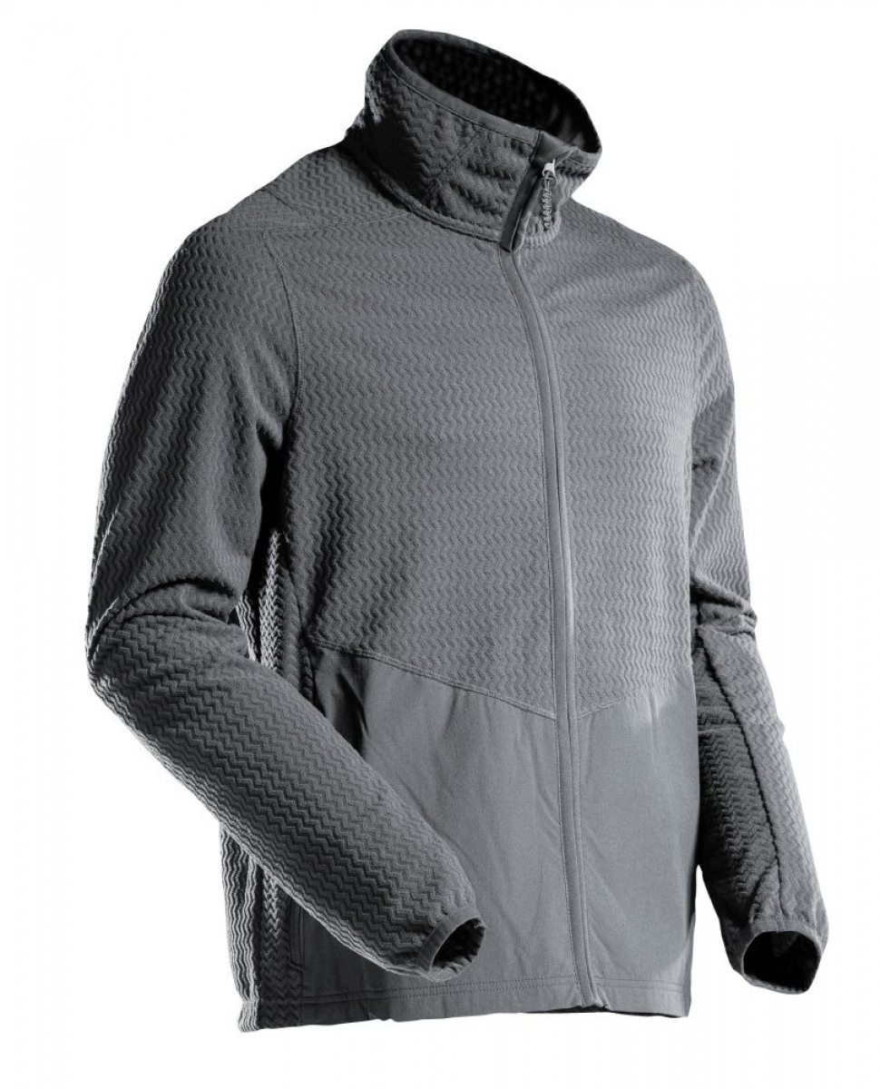 MASCOT- Microfleece Pullover mit Reißverschluss, CUSTOMIZED, 220 g/m², anthrazitgrau