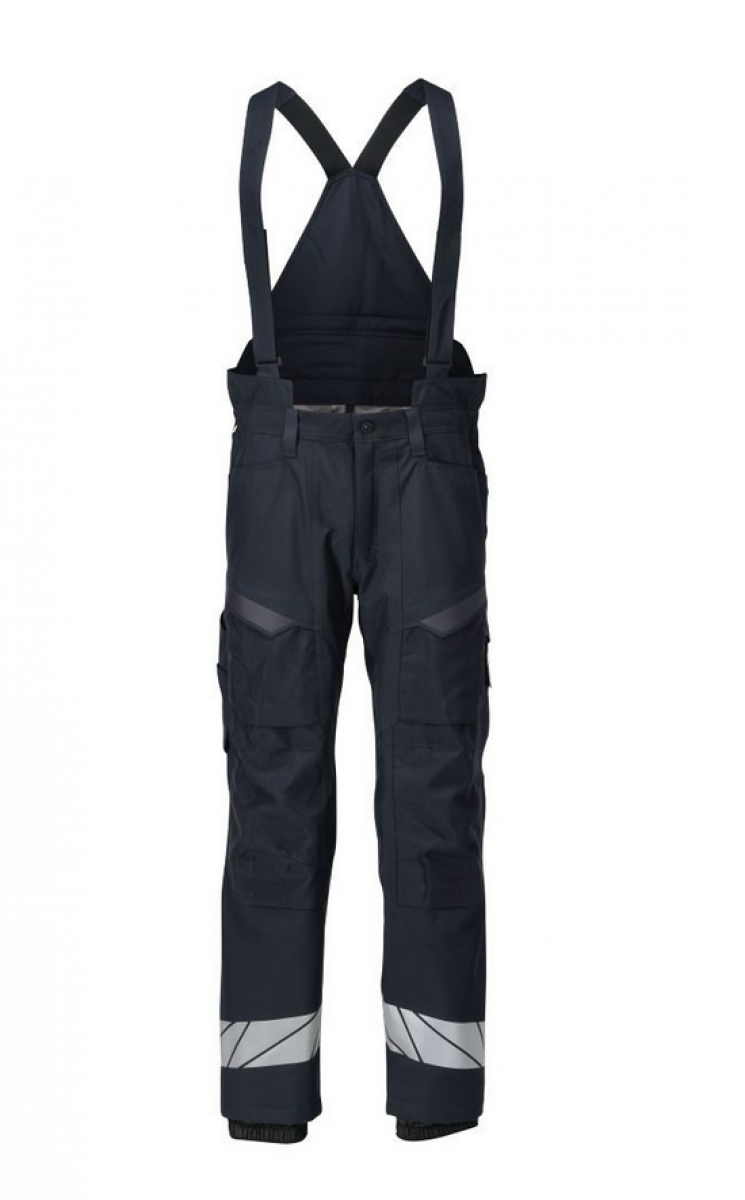 MASCOT- Winderhose mit Knietaschen, CUSTOMIZED, 460 g/m², schwarzblau