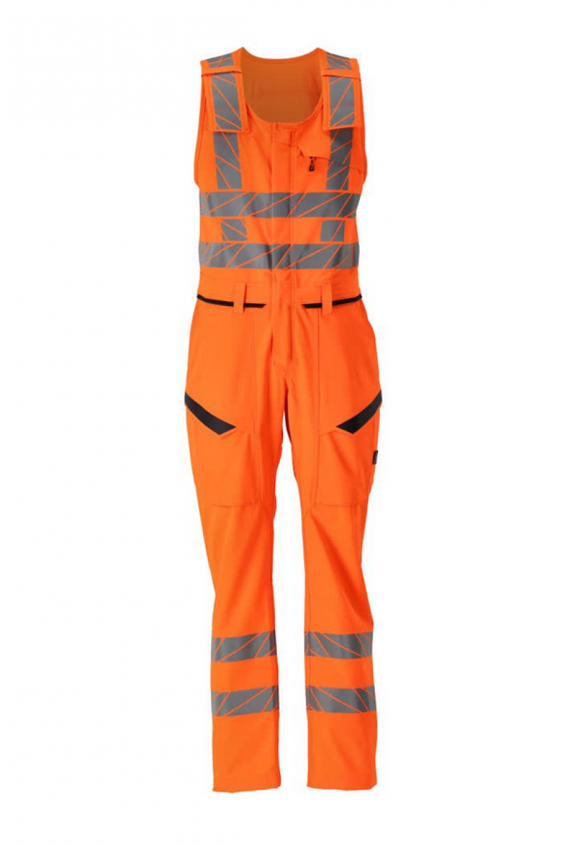 MASCOT- Kombihose mit Schenkeltaschen, ACCELERATE SAFE, wasserabweisend, 205 g/m², orange