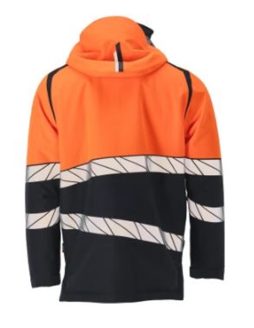 Winterjacke mit CLIMASCOT®-Futter, Schwarzblau/Orange