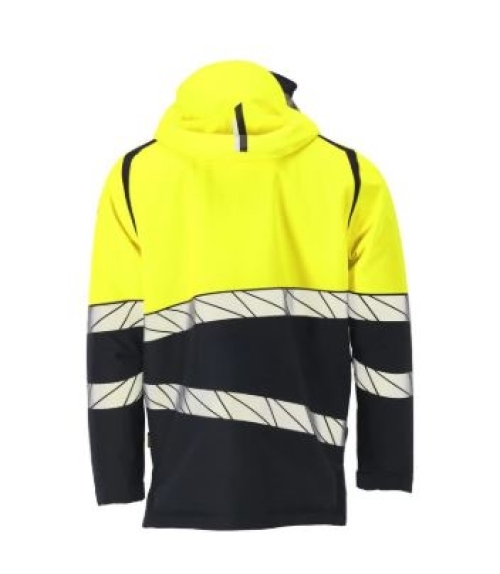 Winterjacke mit CLIMASCOT®-Futter, Schwarzblau/Gelb