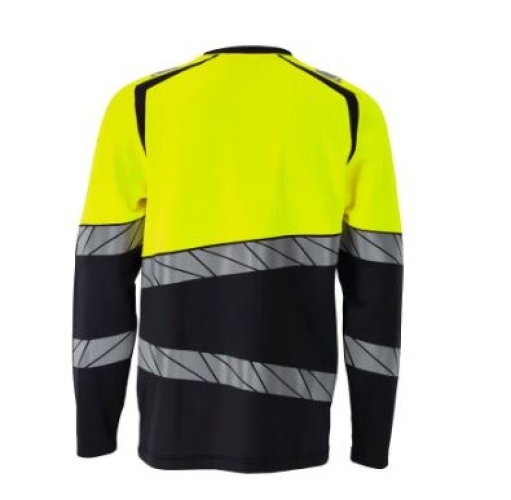 MASCOT® ACCELERATE SAFE Langarmshirt Premium , Schwarz/Gelb