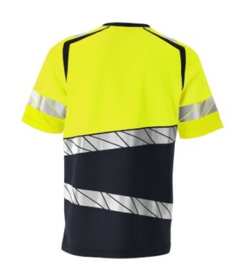 MASCOT® ACCELERATE SAFE T-Shirt Premium , Schwarzblau/Gelb