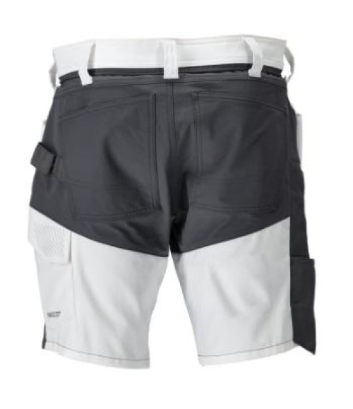 MASCOT® CUSTOMIZED Shorts, Weiß/Anthrazitgrau