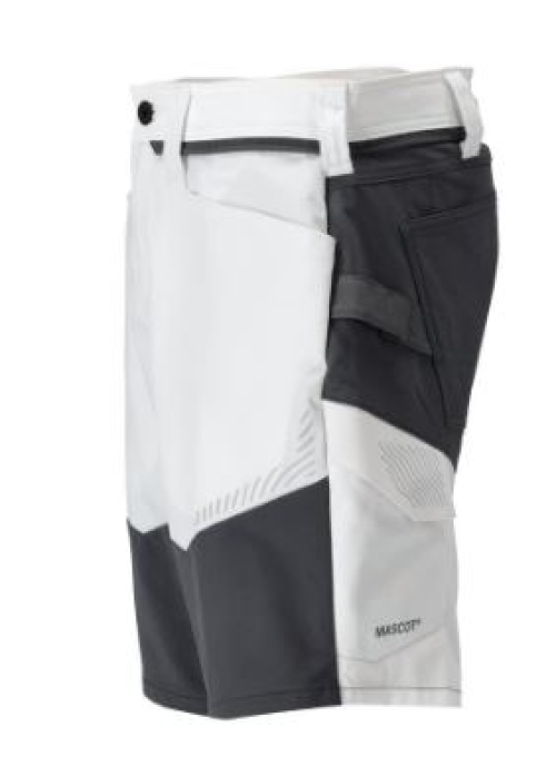 MASCOT® CUSTOMIZED Shorts, Weiß/Anthrazitgrau