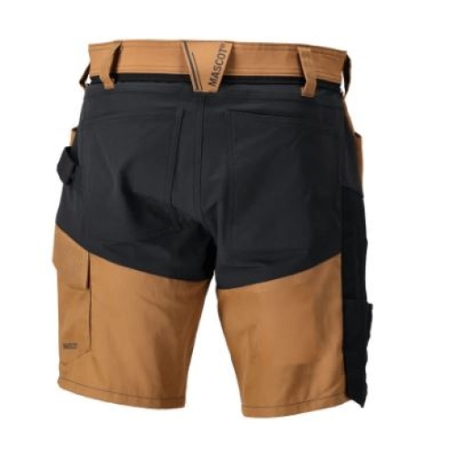 MASCOT® CUSTOMIZED Shorts, Nussbraun/Schwarz