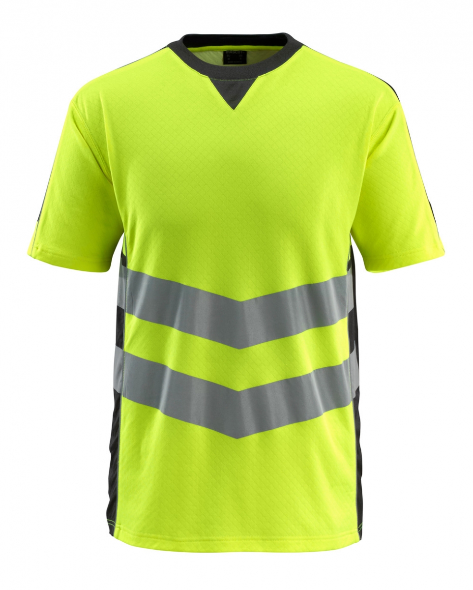 MASCOT-Workwear, Warnschutz-T-Shirt, Sandwell,  170 g/m, gelb/schwarz