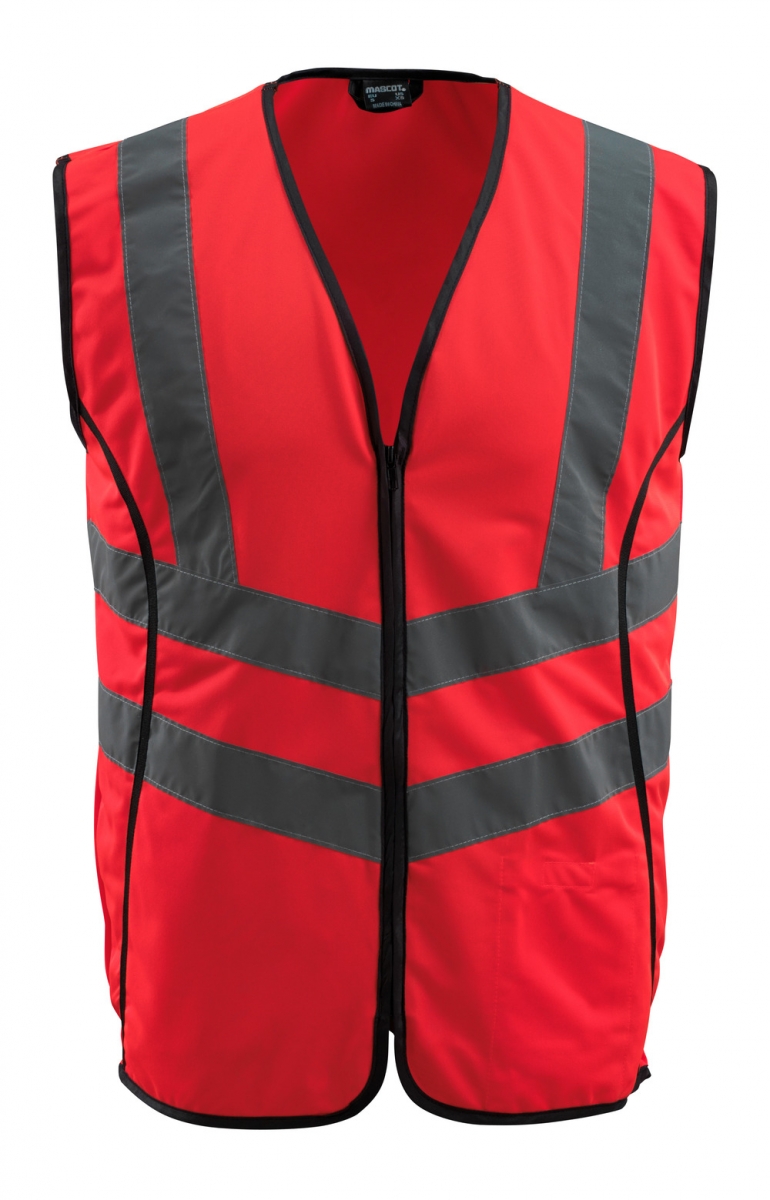 MASCOT-Workwear, Warnschutz-Verkehrs-Weste, Wingate,  160 g/m, rot