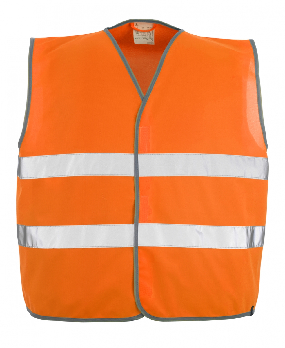 MASCOT-Workwear, Warnschutz-Verkehrs-Weste, Weyburn, 130 g/m, orange, VE: 10 Stck