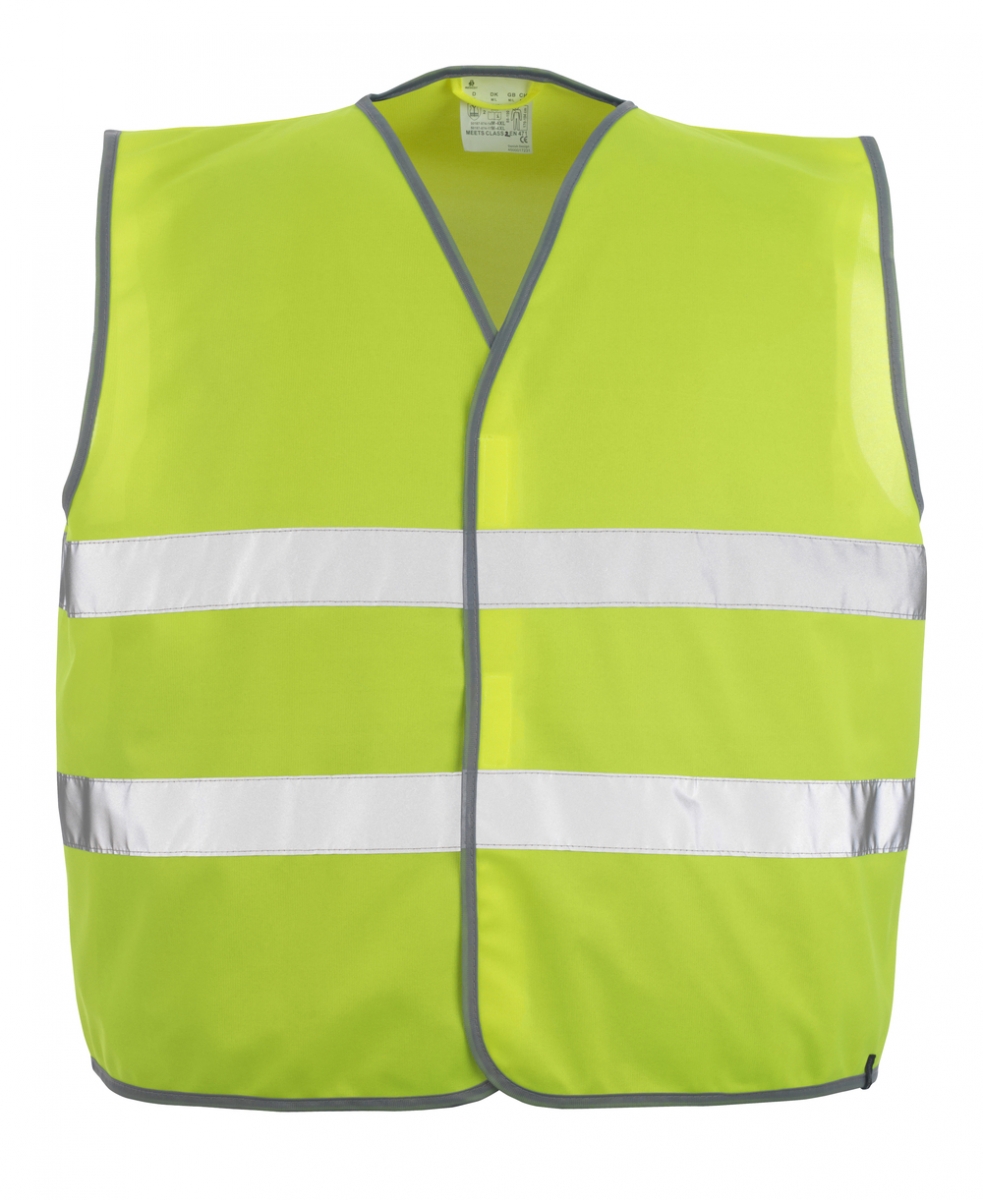 MASCOT-Workwear, Warnschutz-Verkehrs-Weste, Weyburn, 130 g/m, gelb, VE: 10 Stck