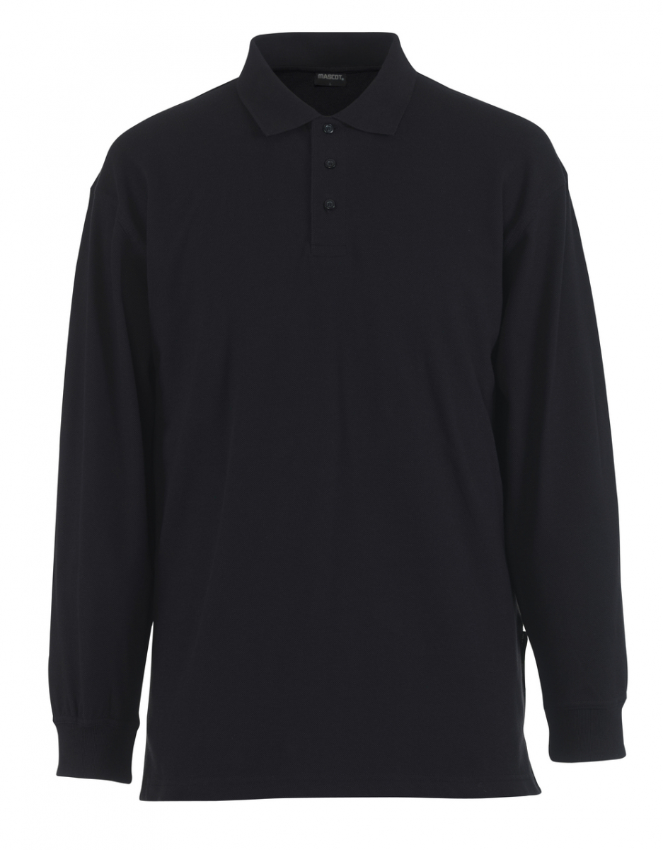 MASCOT-Worker-Shirts, Polo-Sweatshirt, Manila, 220 g/m², graphitblau