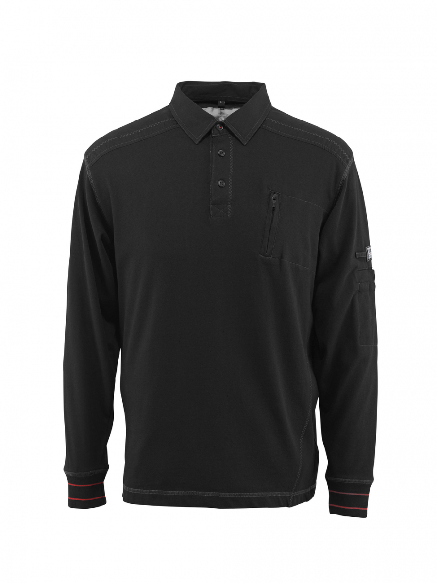 MASCOT-Worker-Shirts, Polo-Sweatshirt, Ios, 270 g/m², schwarz