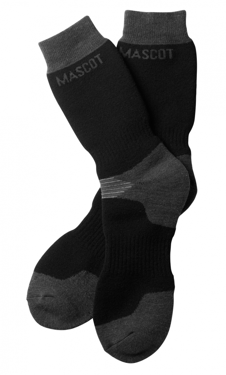 MASCOT-Workwear, Wintersocken, Lubango, 80 g/m², schwarz/dunkelanthrazit