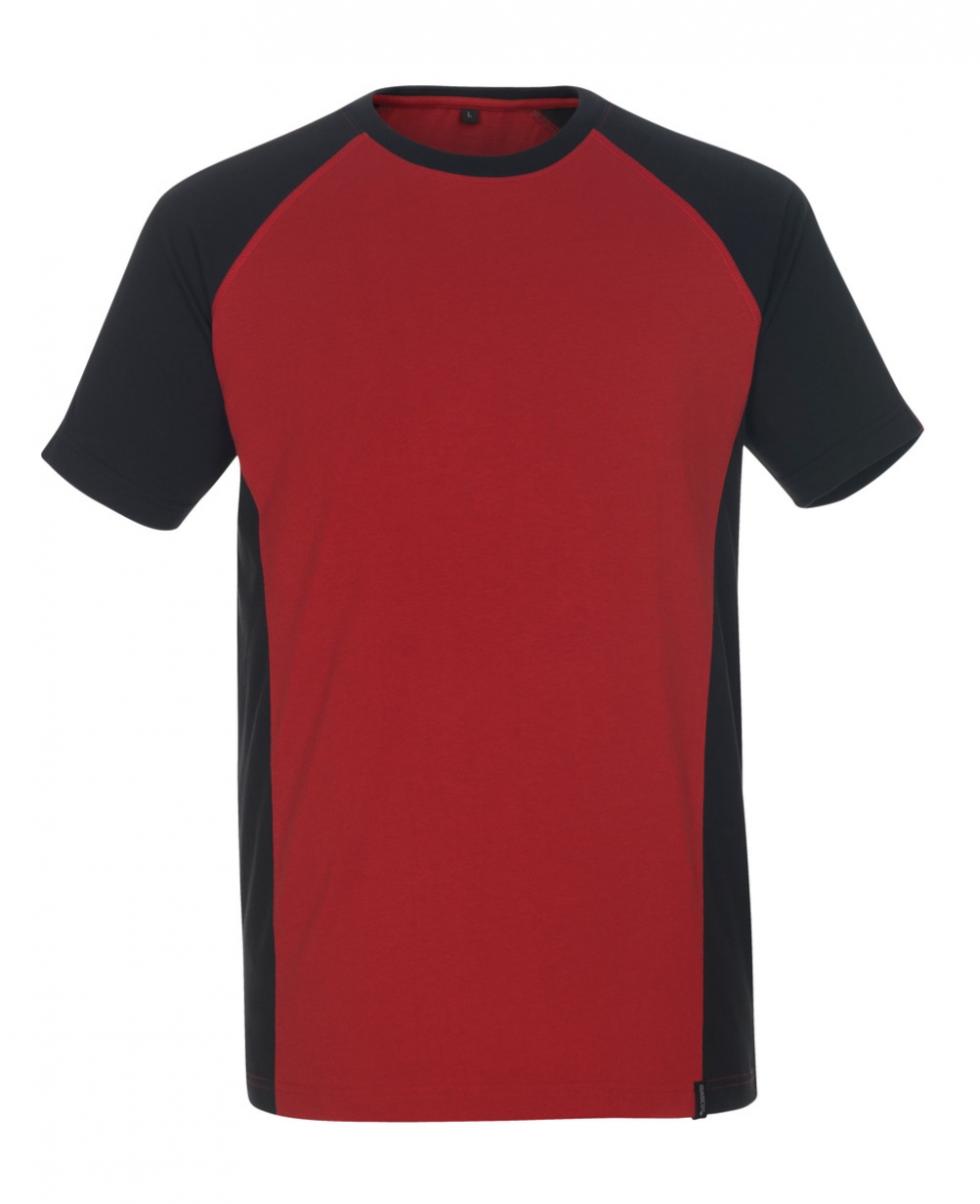 MASCOT-Worker-Shirts, T-Shirt, Potsdam, 195 g/m, rot/schwarz
