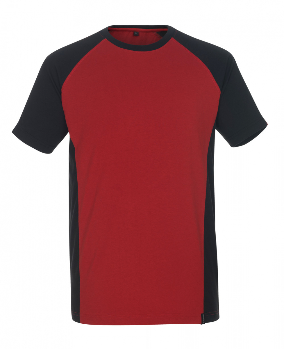 MASCOT-Worker-Shirts, T-Shirt, Potsdam, 195 g/m², rot/schwarz