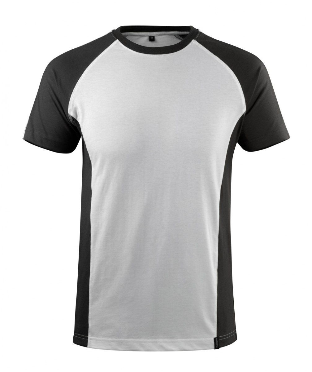 MASCOT-Worker-Shirts, T-Shirt, Potsdam, 195 g/m², weiß/dunkelanthrazit