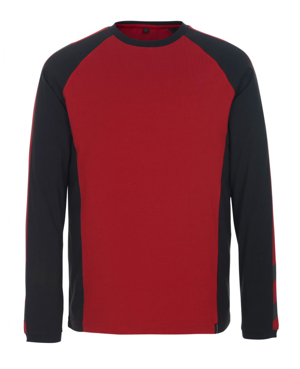 MASCOT-Worker-Shirts, T-Shirt, Bielefeld, 195 g/m², rot/schwarz
