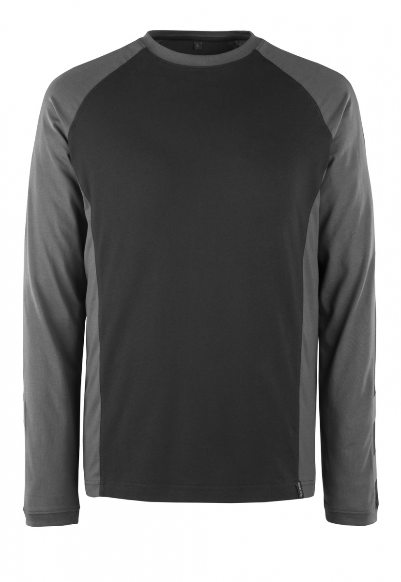 MASCOT-Worker-Shirts, T-Shirt, Bielefeld, 195 g/m², schwarz/dunkelanthrazit