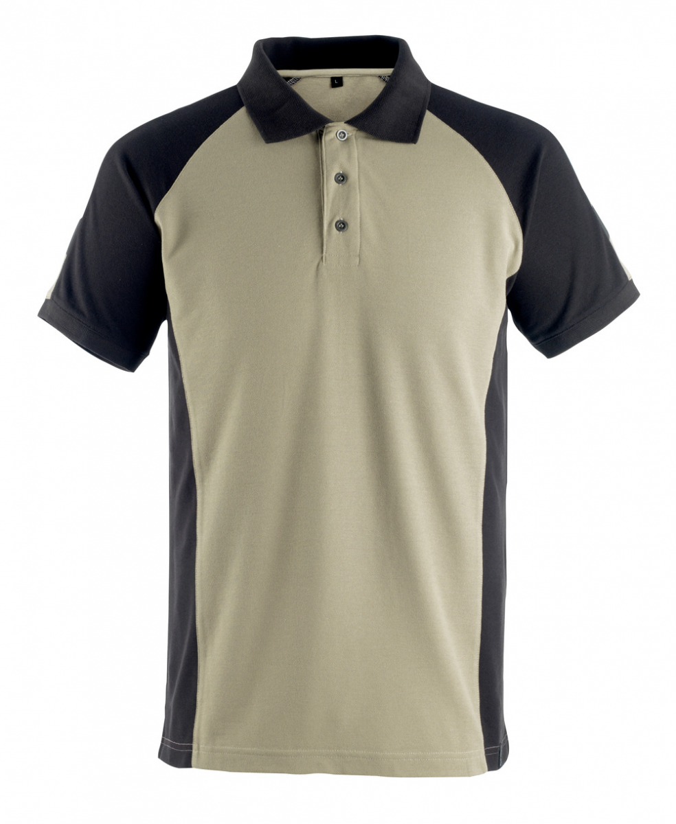 MASCOT-Worker-Shirts, Poloshirt, Bottrop, 180 g/m², khaki/schwarz