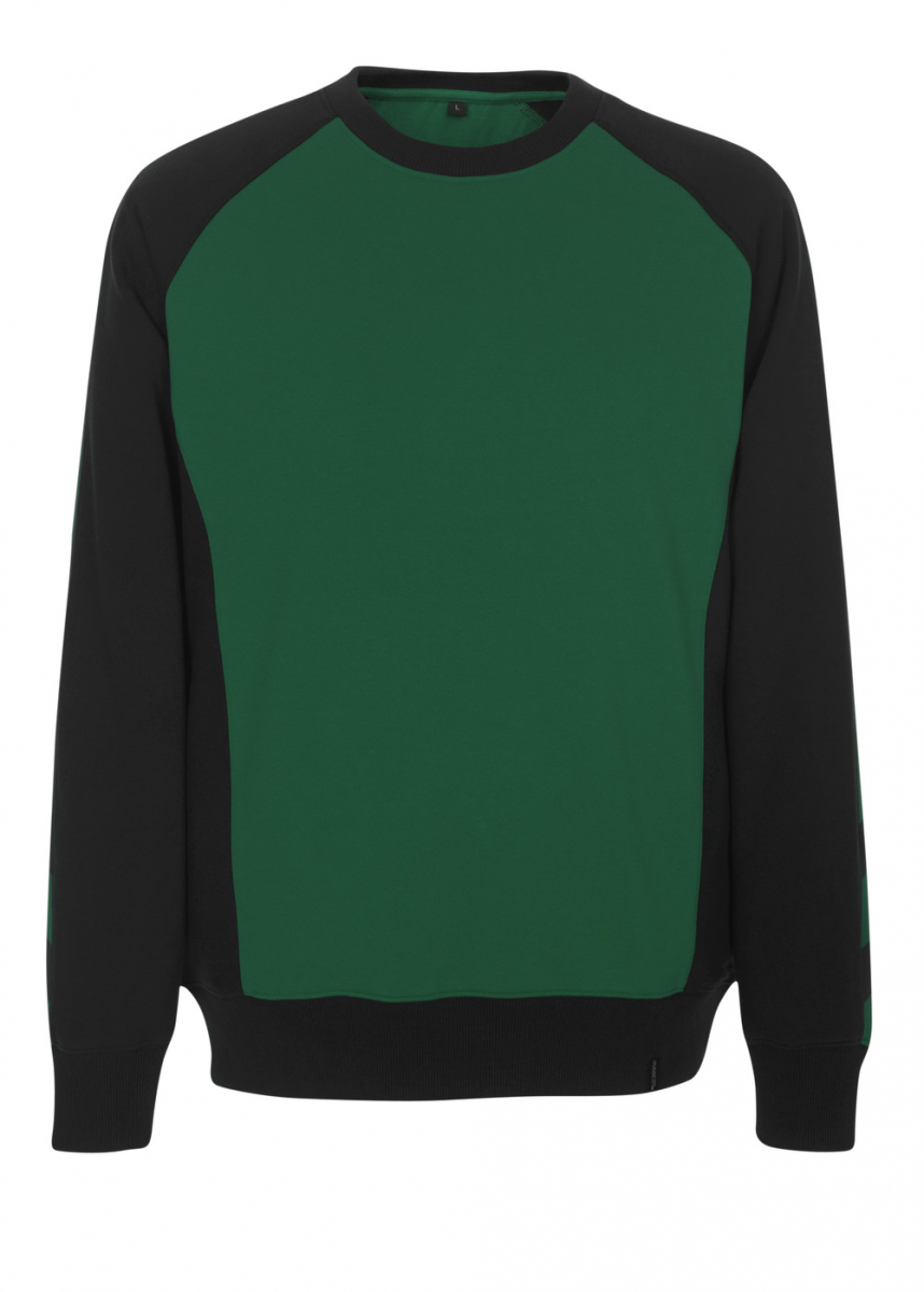 MASCOT-Worker-Shirts, Sweatshirt, Witten, 310 g/m², grün/schwarz
