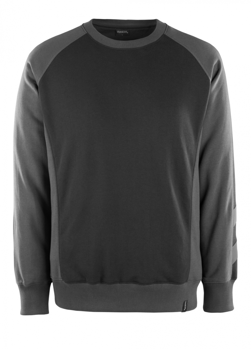 MASCOT-Worker-Shirts, Sweatshirt, Witten, 310 g/m, schwarz/dunkelanthrazit
