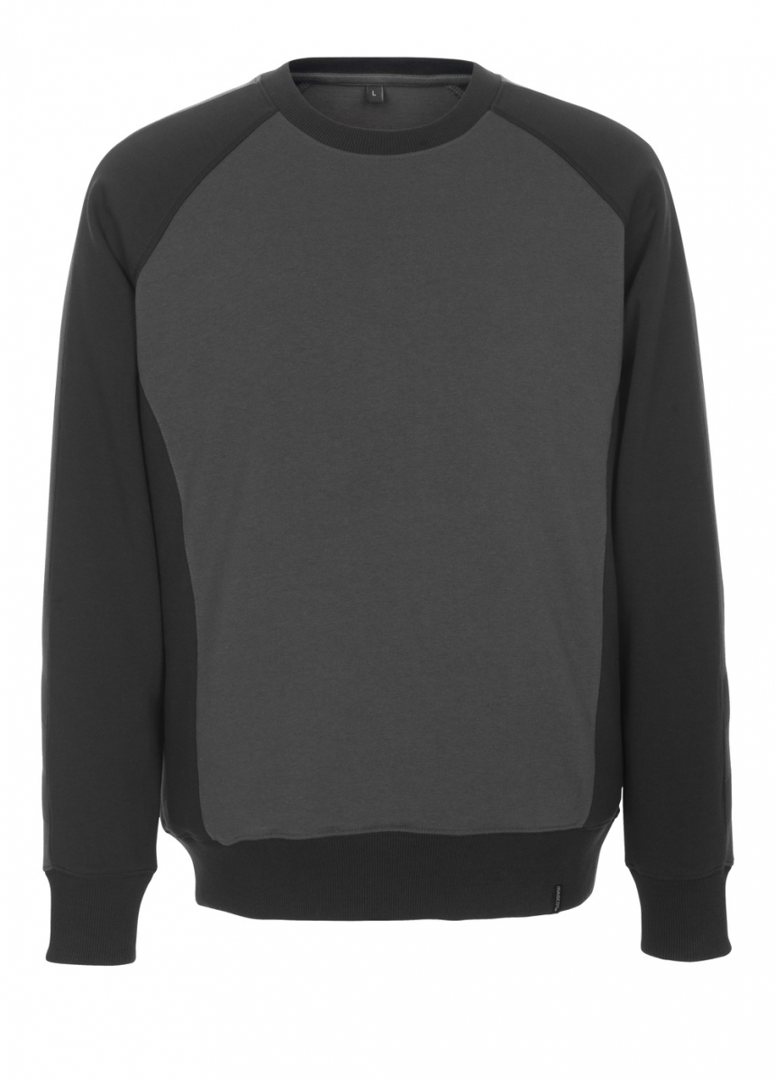 MASCOT-Worker-Shirts, Sweatshirt, Witten, 310 g/m², dunkelanthrazit/schwarz