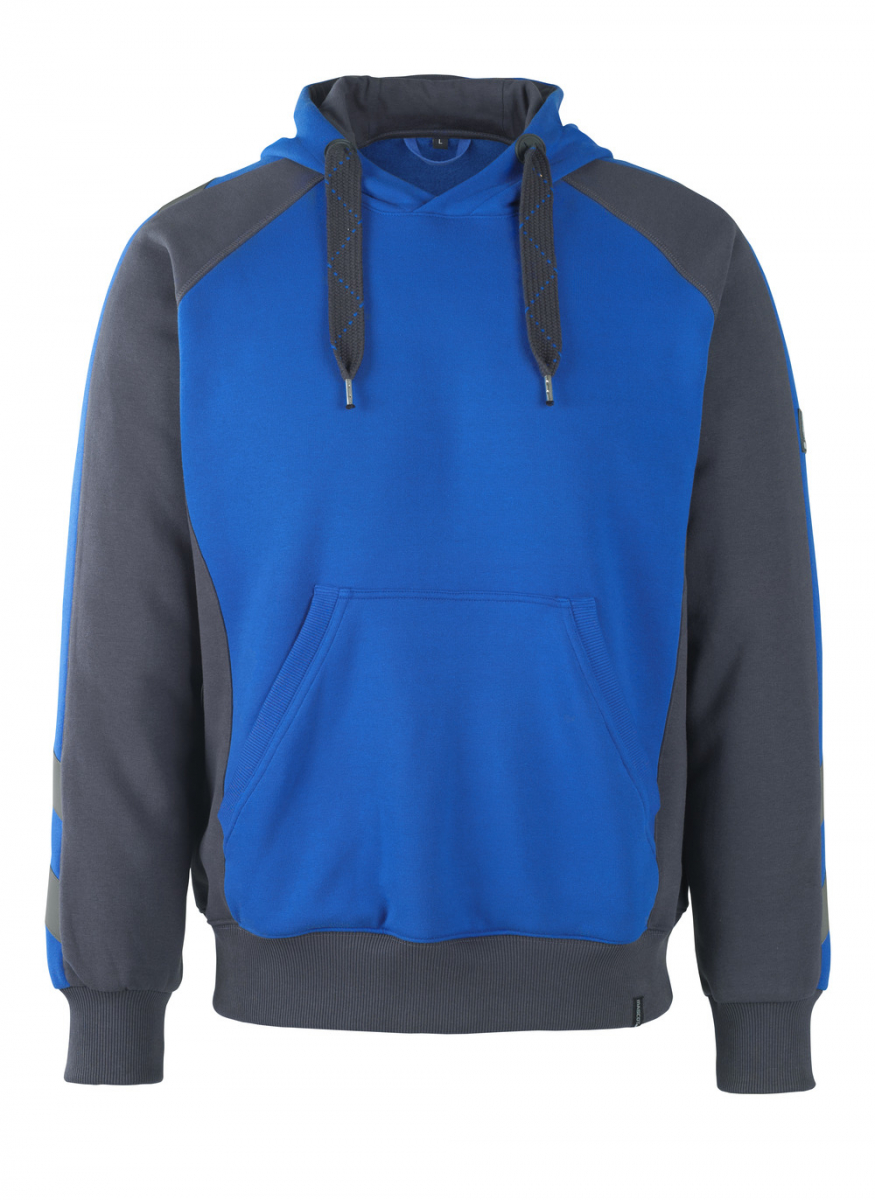 MASCOT-Worker-Shirts, Kapuzensweatshirt, Regensburg, 340 g/m², kornblau/schwarzblau