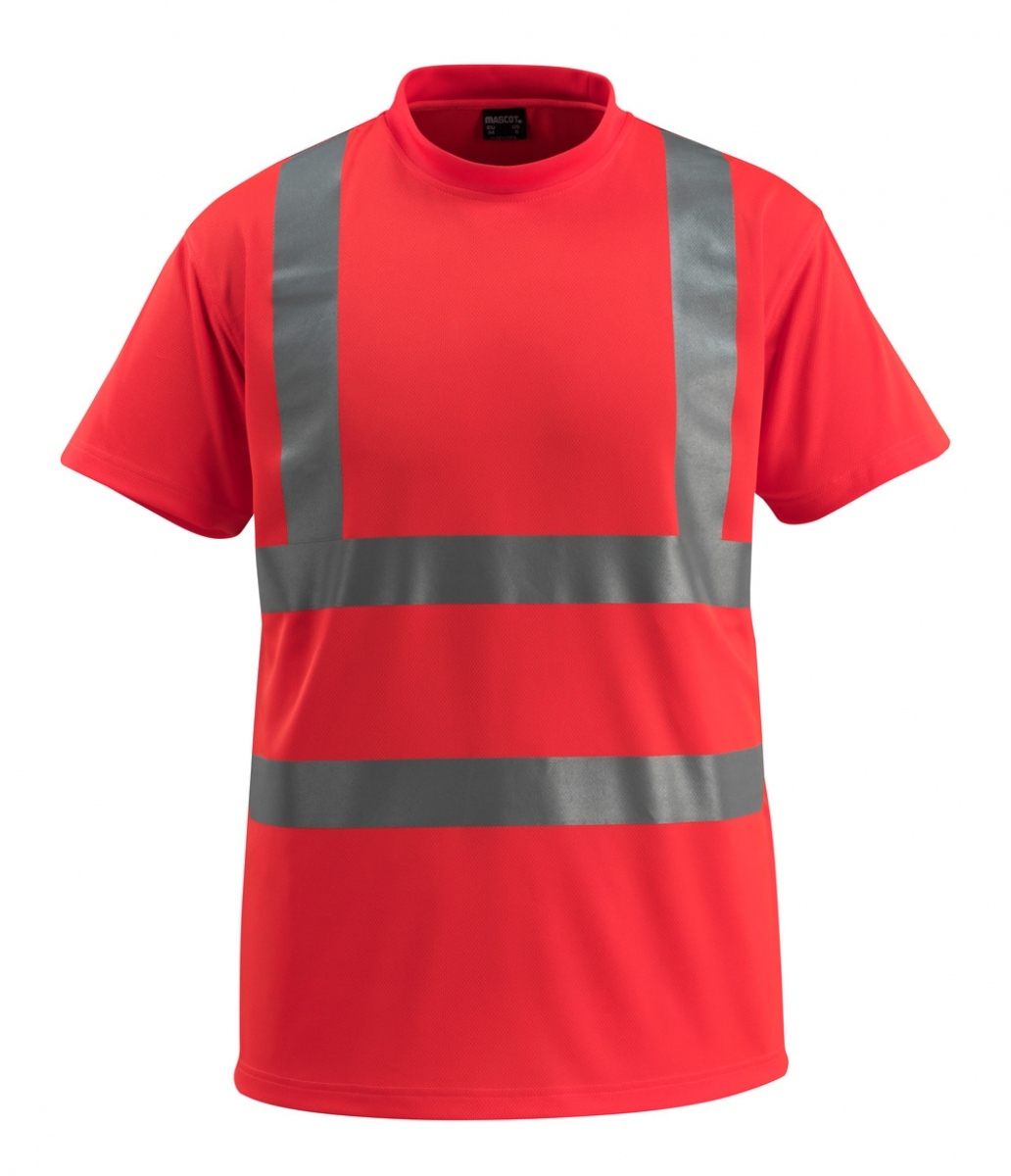 MASCOT-Workwear, Warnschutz-T-Shirt, Townsville,  160 g/m, rot