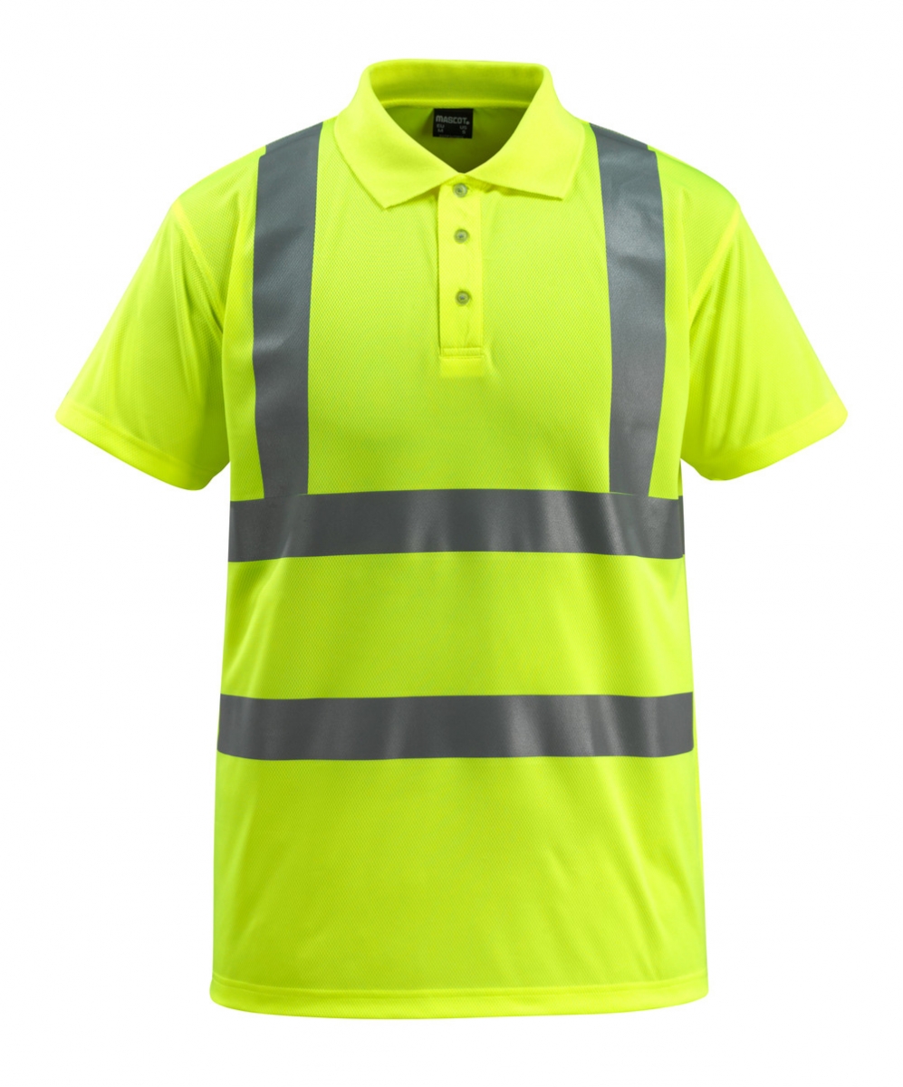 MASCOT-Workwear, Warnschutz-Polo-Shirt, Bowen,  130 g/m, gelb