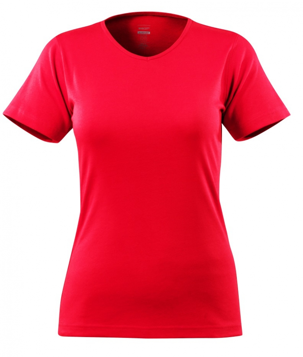 MASCOT-Worker-Shirts, Damen-T-Shirt, Nice, 220 g/m, verkehrsrot