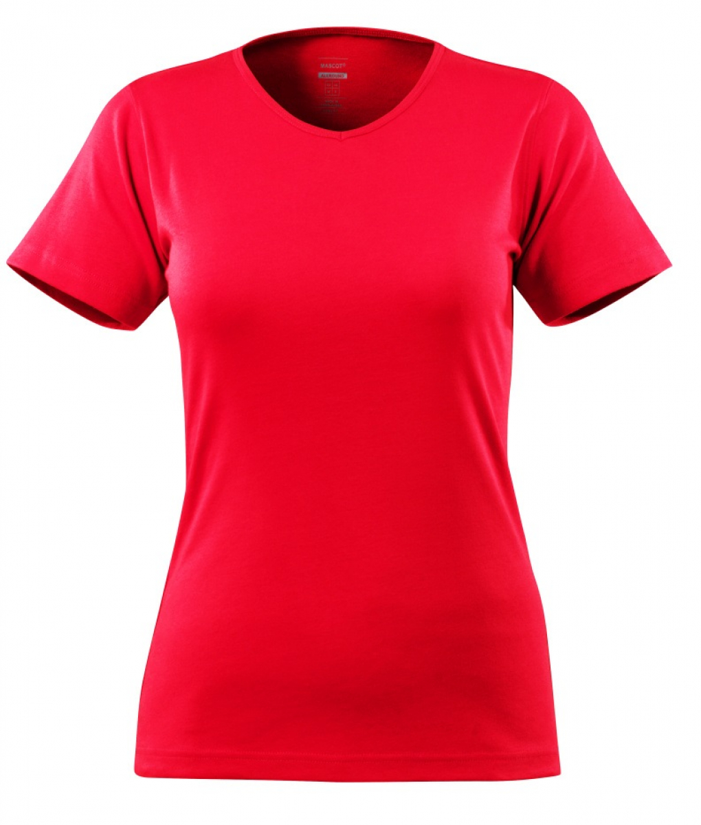 MASCOT-Worker-Shirts, Damen-T-Shirt, Nice, 220 g/m², verkehrsrot