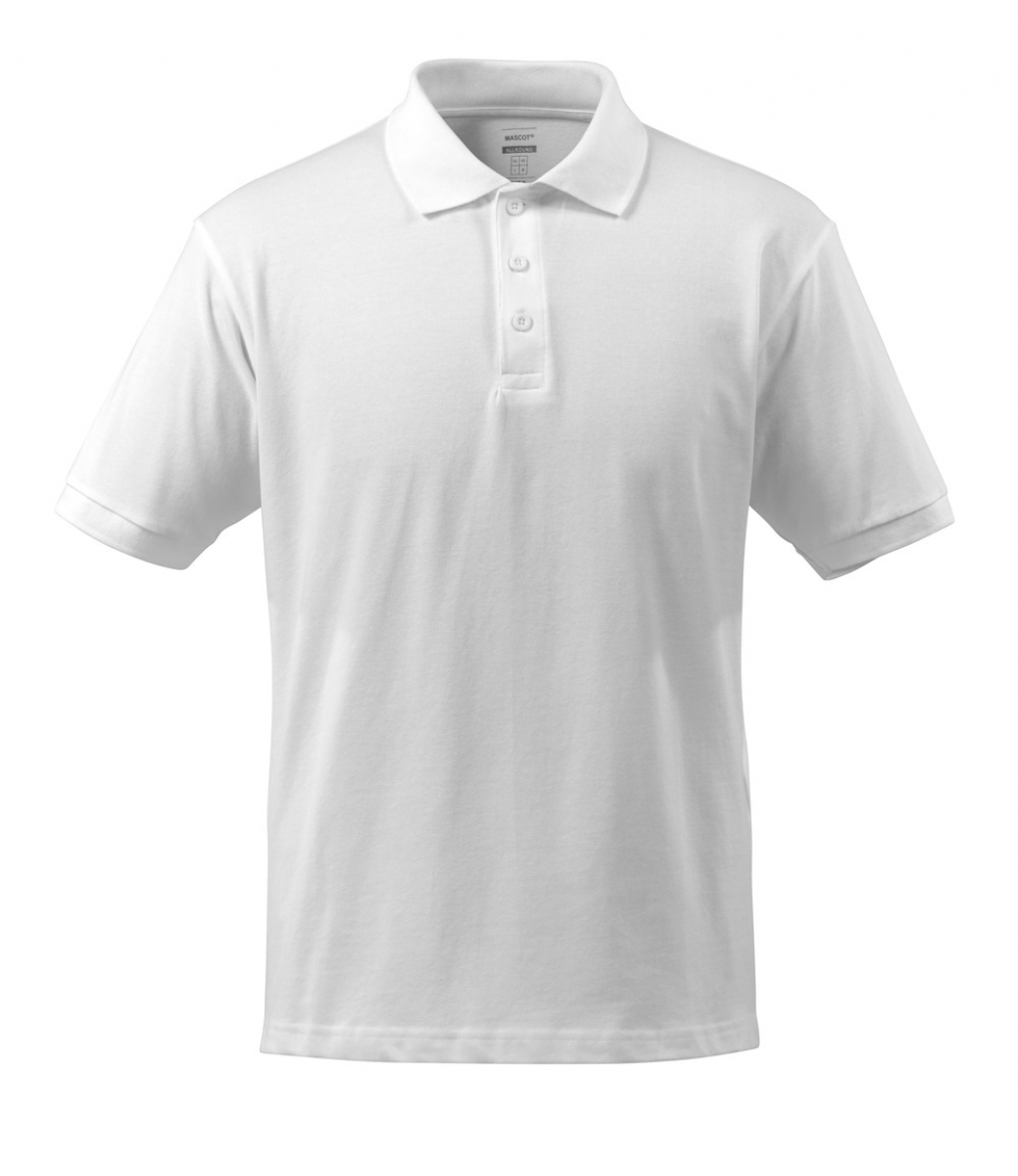 MASCOT-Worker-Shirts, Polo-Shirt, Bandol, 220 g/m², weiß