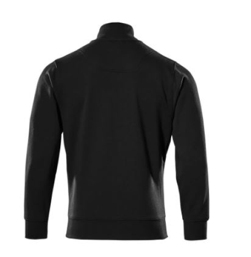 MASCOT® Lavit, Sweatshirt mit Reißverschluss, Vollschwarz