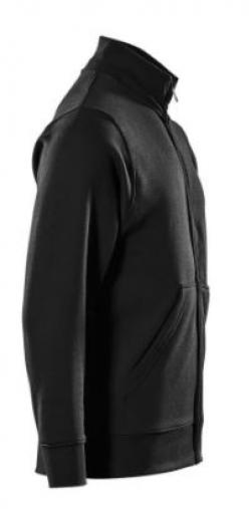 MASCOT® Lavit, Sweatshirt mit Reißverschluss, Vollschwarz