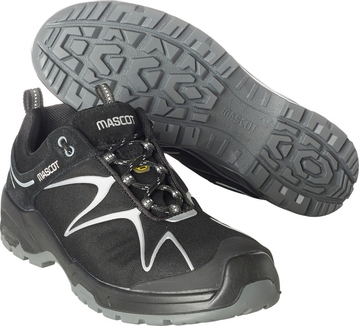 MASCOT-Sicherheitshalbschuhe S3, FOOTWEAR FLEX, Weite 10, schwarz/silber