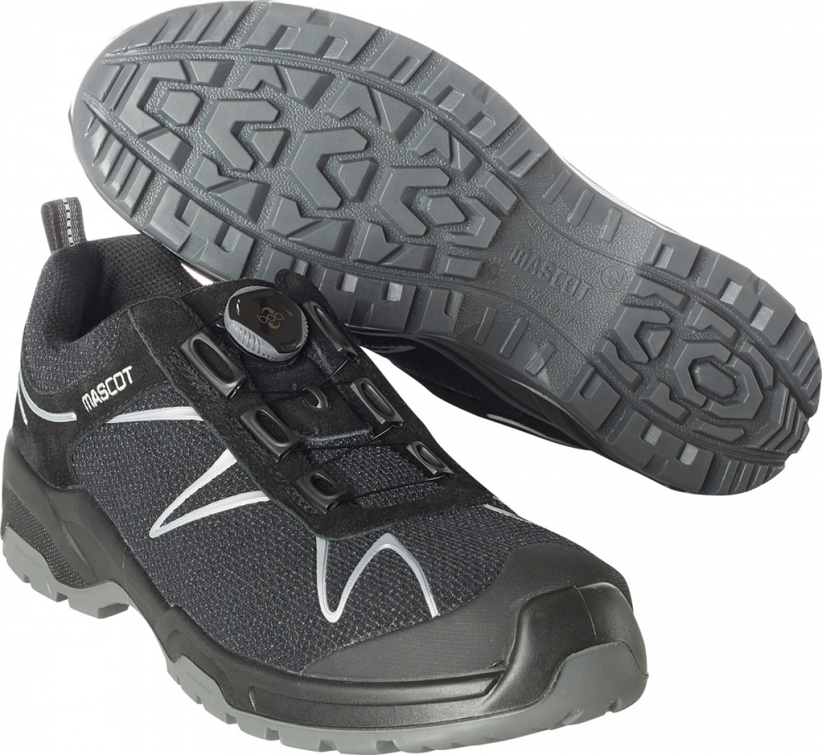 MASCOT-Sicherheitshalbschuhe S3, FOOTWEAR FLEX, schwarz/silber