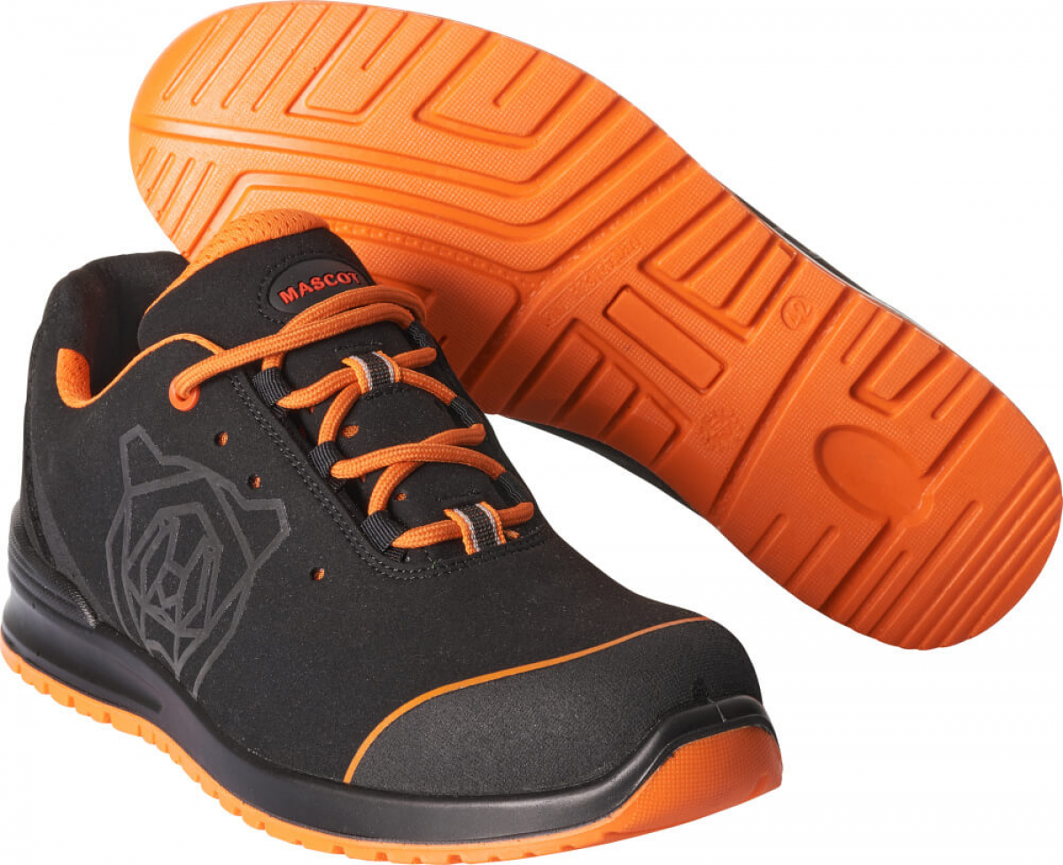 MASCOT-Sicherheitshalbschuhe, S1P, FOOTWEAR, schwarz/orange