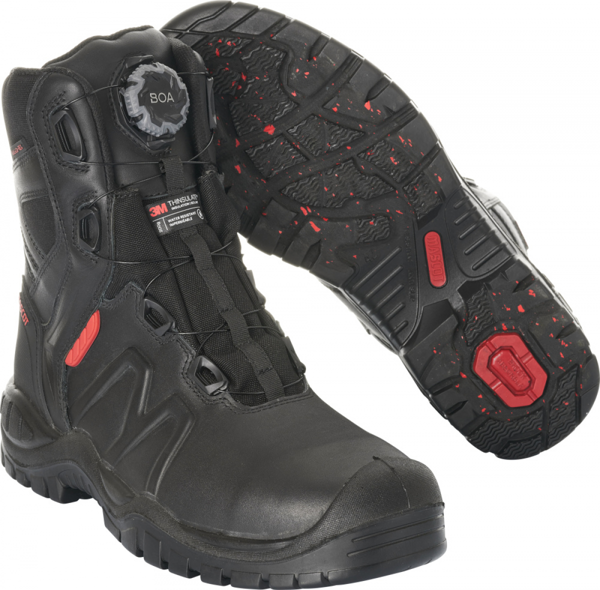 MASCOT-Sicherheitsschnrstiefel, S3 mit BOA, FOOTWEAR, schwarz