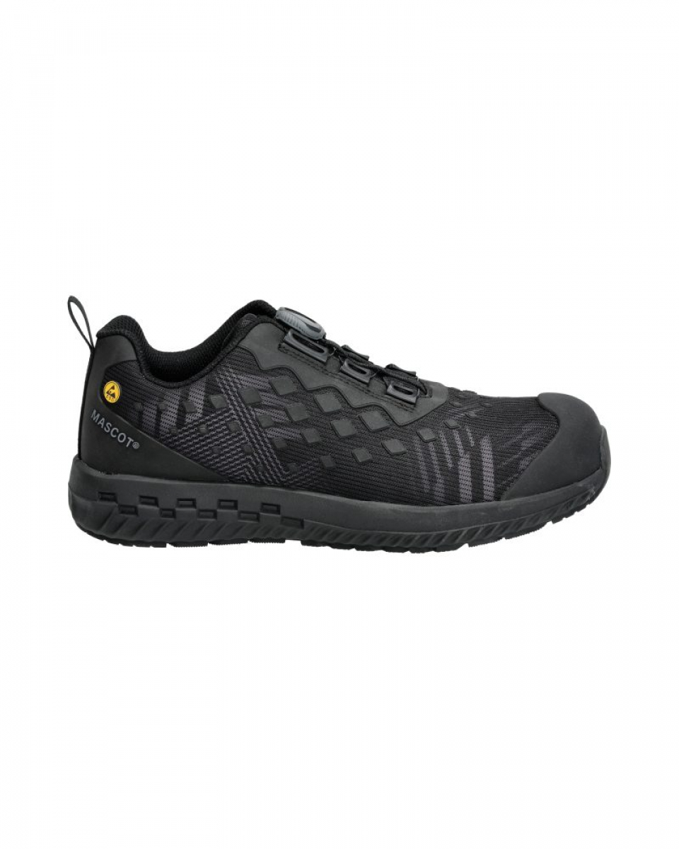 MASCOT- S1PL- Sicherheitsschuhe, BOA Fit System, FOOTWEAR CUSTOMIZED, schwarz