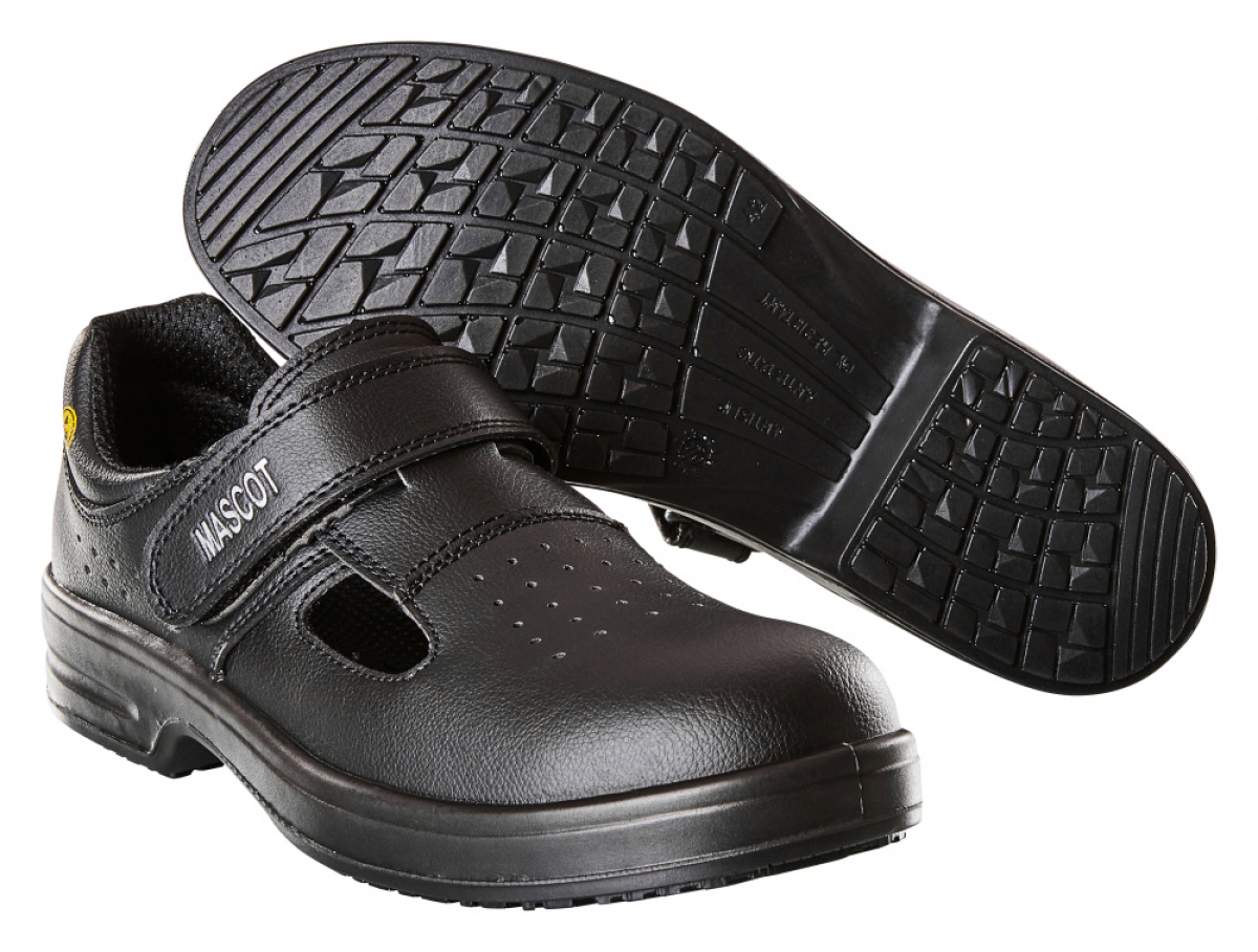 MASCOT-S1-Sicherheitssandale, FOOTWEAR, SRC, ESD, schwarz