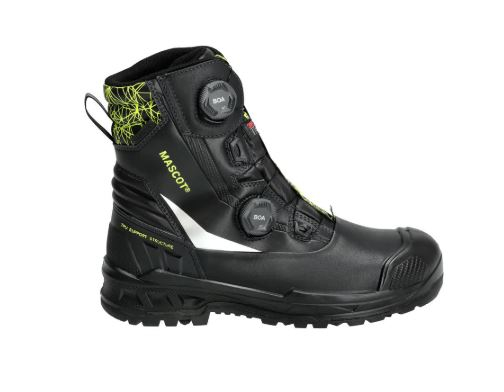 Sicherheitsstiefel S7S, BOA® Fit System, Schwarz